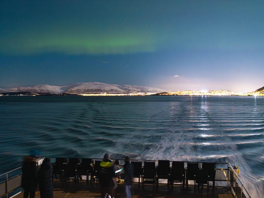 Tromsø: Electric Northern Lights Cruise - The Aurora moment, when the sky cooperates
