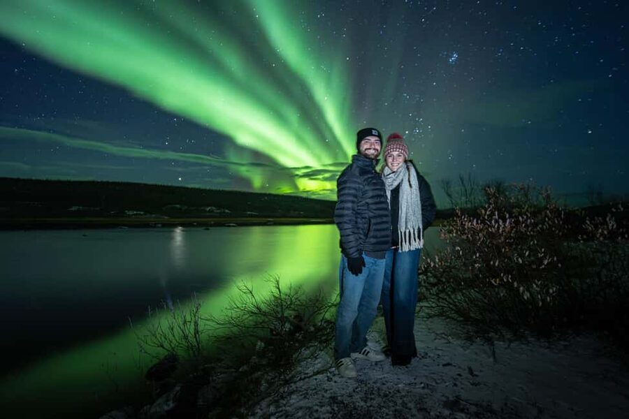 Tromsø: Northern Lights Hunt with Photos and Hot Food - Getting photographs beneath the Northern Lights