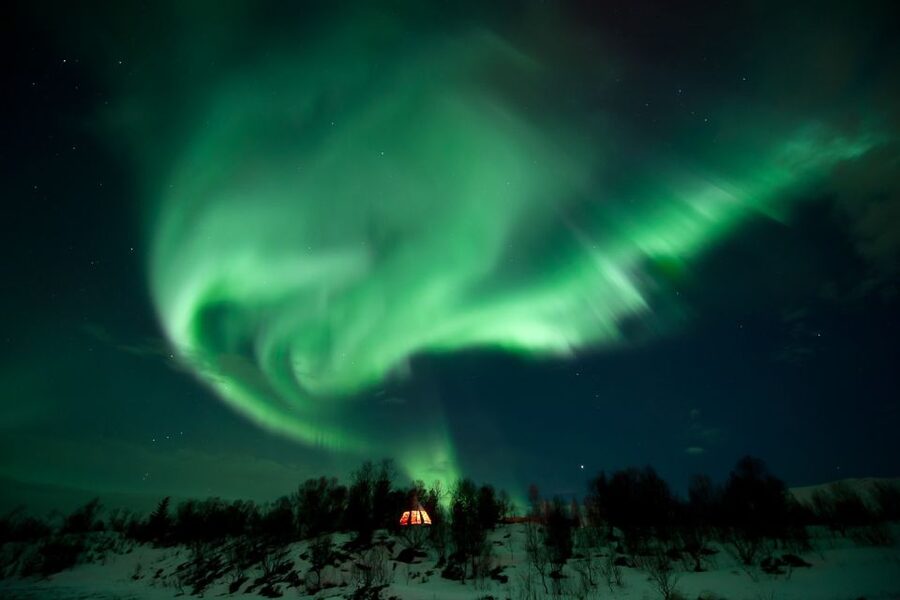Tromsø: Northern Lights Husky Visit with Traditional Dinner - Howling dogs, practical stories, and friendly guides