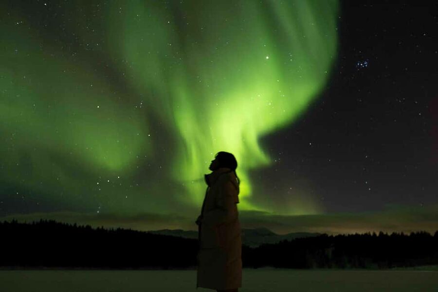 Tromsø: Northern Lights Tour with Dinner and Native Guide - A short walk leads to a quieter viewing spot